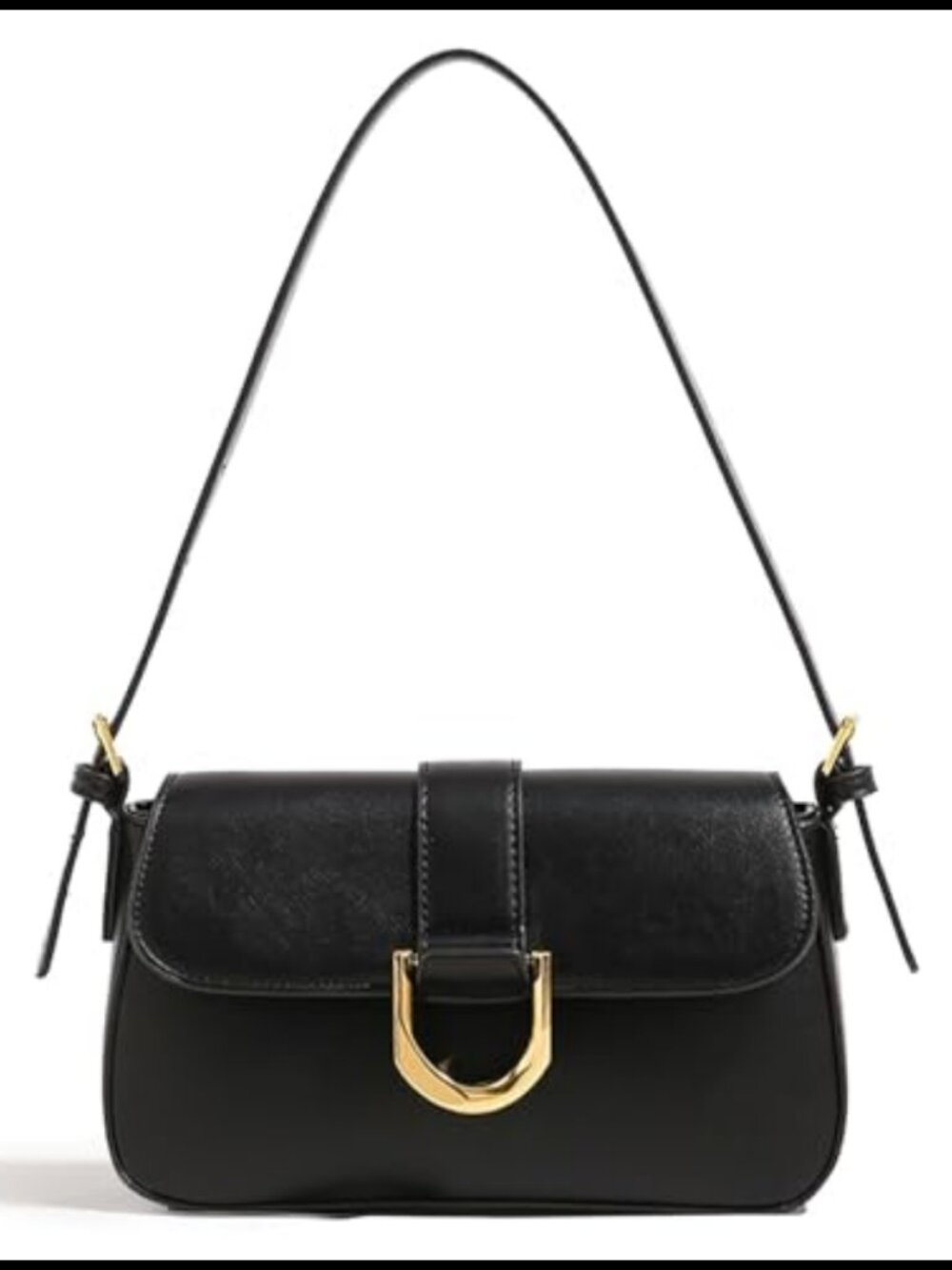 PU Leather Small Hobo Shoulder Bag with Zipper for Women